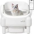 Open-Top Self-Cleaning Automatic Cat Litter Box