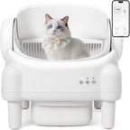Open-Top Self-Cleaning Automatic Cat Litter Box